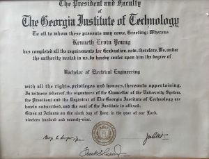 Kenneth Ervin Young College Degree GaTech